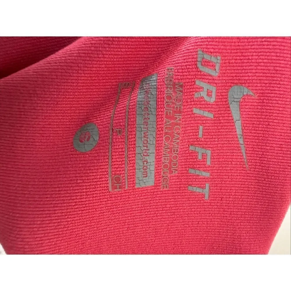 NIKE Border Tennis Skort Fireberry Pink Size Small Athletic Tenniscore Activewea